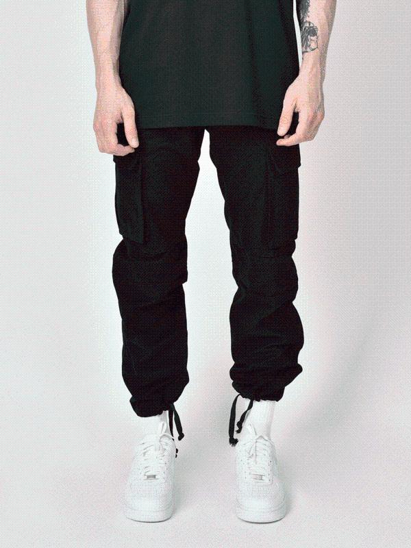 

2020new Men' Korean style fashion high street style cargo pants Go with the school wind plus size pants CN(Origin) 23