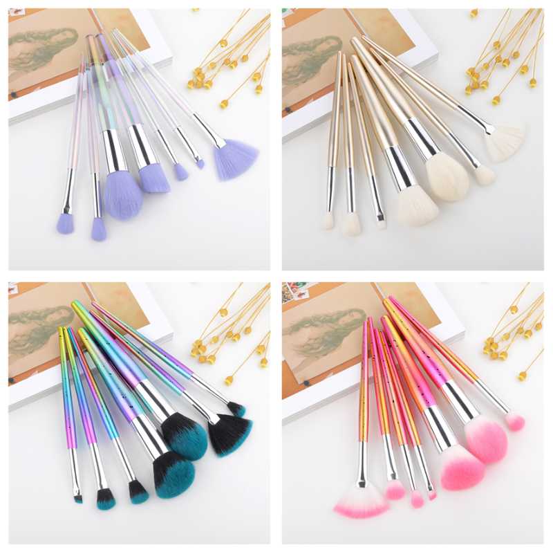 

7Pcs Water drop Makeup Brushes Kit Powder Foundation Eye shadow Make Up Brush Eye Shadow Eyelashes Lip Brush Cosmetics Tool