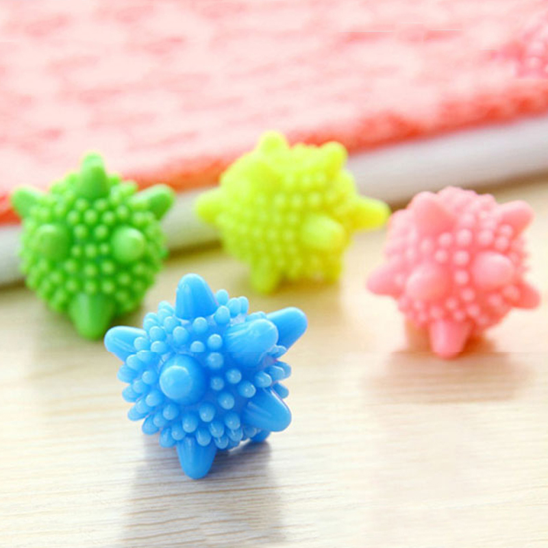 

Reusable Magic PVC Laundry Ball Household Cleaning Washing Ball Machine Clothes Softener Starfish Shape Solid Cleaning Balls VT1951