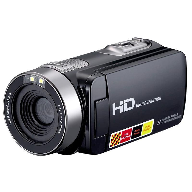 

High-definition DV camcorder 3 inch LCD touch screen interpolated pixel 20 million digital camera, Black