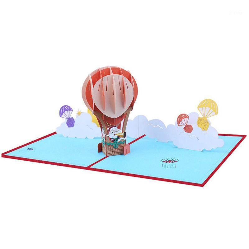 

3D Up Greeting Card Balloon Handmade Birthday Christmas Wedding Invitation 634E1