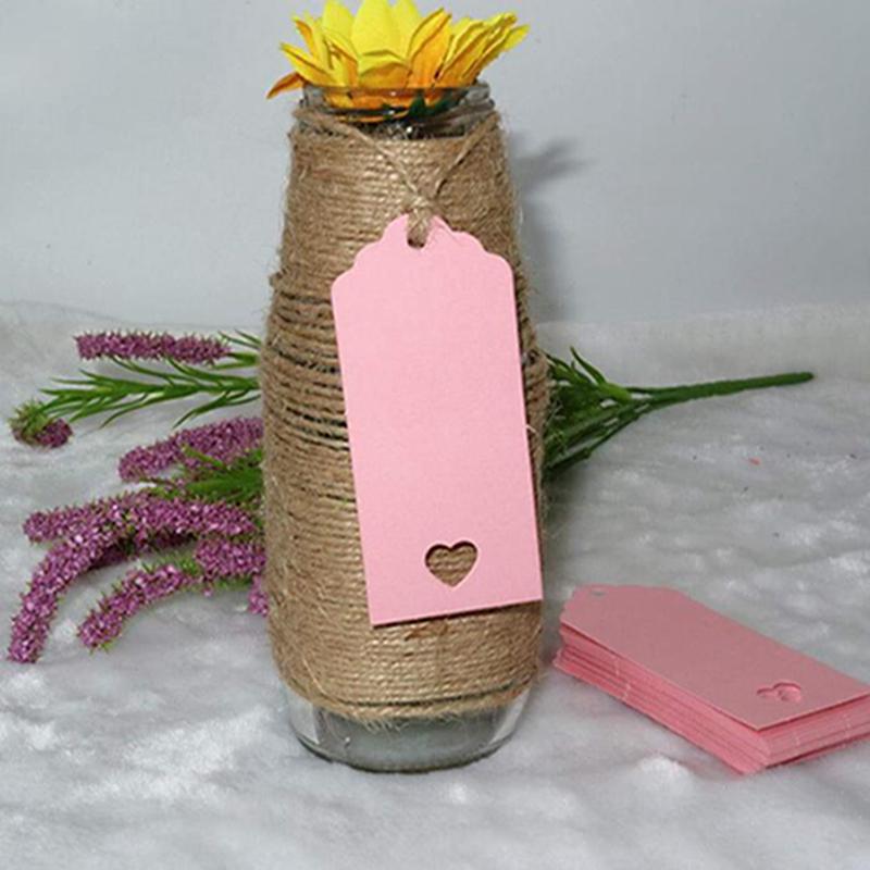 

Hanging Tag Hollow Valentine's Day Heart Blank Label Bookmark Gift Card Baking Package Kraft