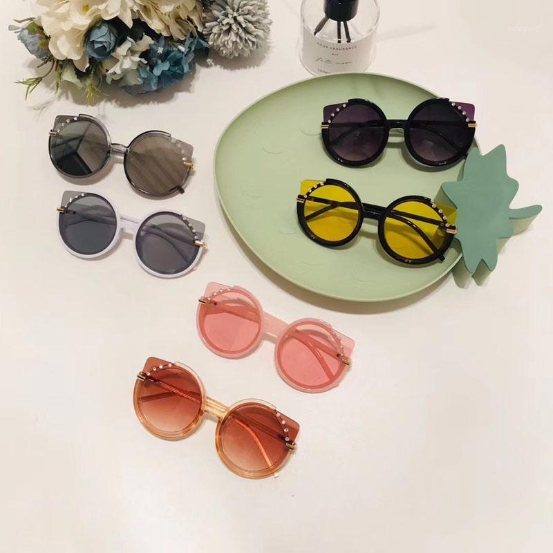 

Sunglasses 2021 Party For Kids Spring Outdoor Cool Eyewear UV400 Sun Glasses Child 3-8yrs Girls N4931