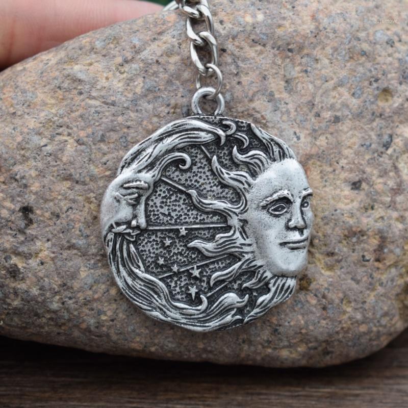 

Sun And Moon Totem Keychain Bohemia Friendship Jewelry Friend Gifts1