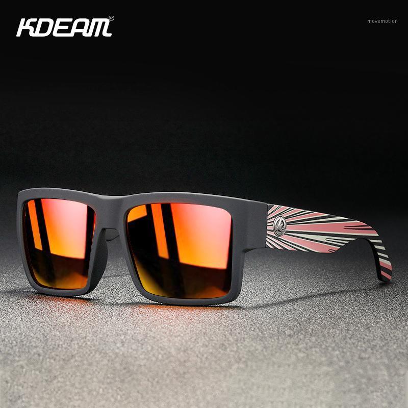 

KDEAM Retro Fashion Men Polarized Sunglasses Strengthen TAC Mirror PC+Metal Frame Classic Sports Sun Glasses Anti-Glare UV400 K21
