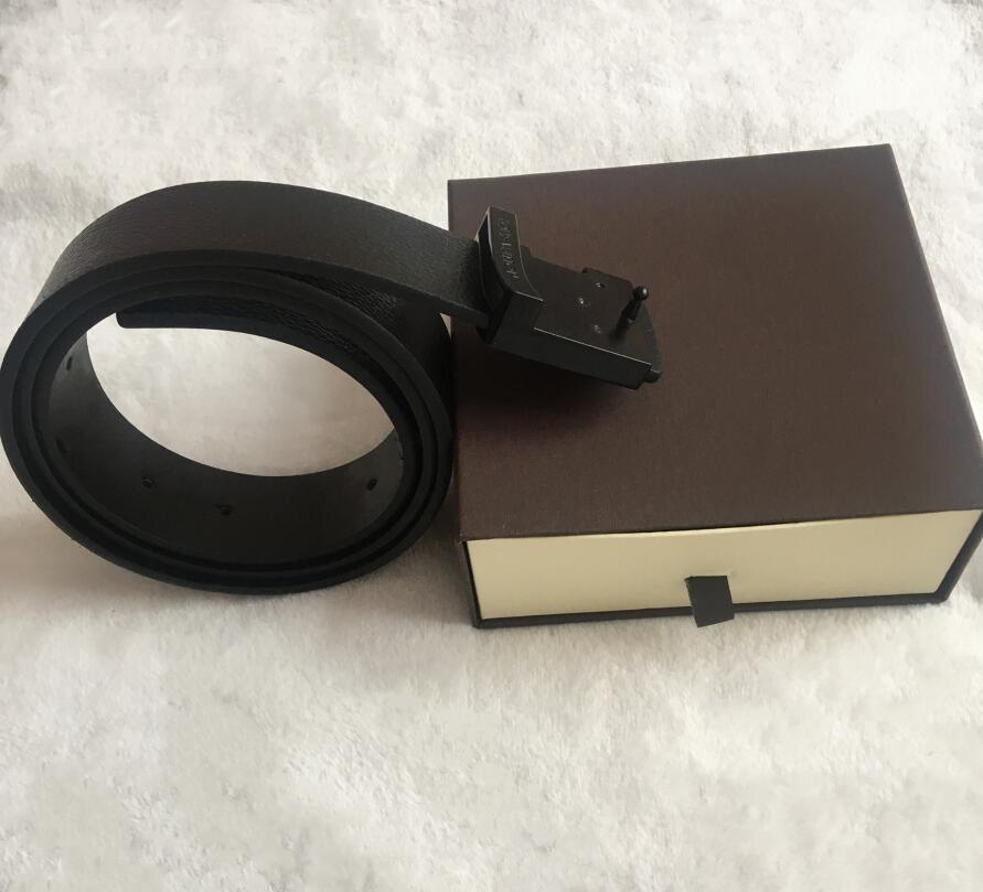 in 2020Men's and women's belts Designer belts high quality big gold buckle black belt and original men's belts with originer box gydu