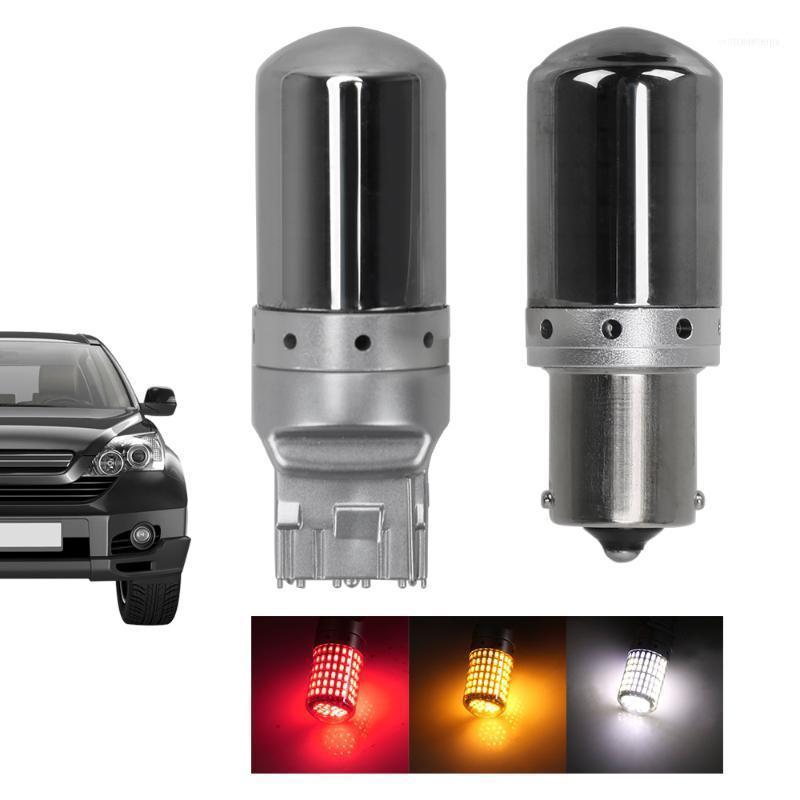 

Emergency Lights 1156 BA15S P21W T20 7440 W21W LED Bulbs 1Pcs CanBus Brake Lamp 3014 144smd Turn Signal Error Free Car Bulbs1