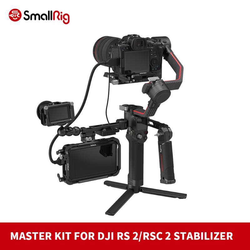 

SmallRig Sling Dual Handgrip /Monitor Mount/NATO Clamp Accessory for DJI RS 2/RSC 2 Stabilizer Master Kit 3028