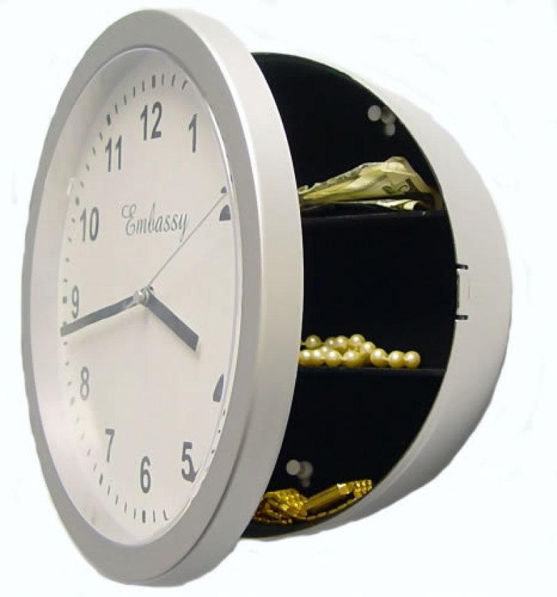 

Clock Safe Original Clock Safe Jewelry Storage Box Storage Box Wall Keep your own little secret