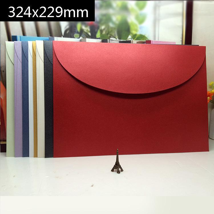 

20pcs/lot A4 Western Envelopes Pearl Paper #9 Colored Envelopes for Documents, Files, Photo Storage Drop Shipping1
