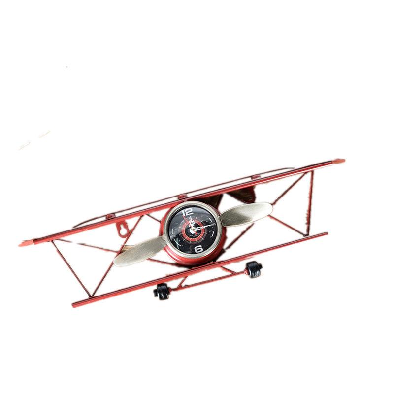 

Creative aircraft clock, living room, dining room wall, decorative wall, hanging decorative iron watch