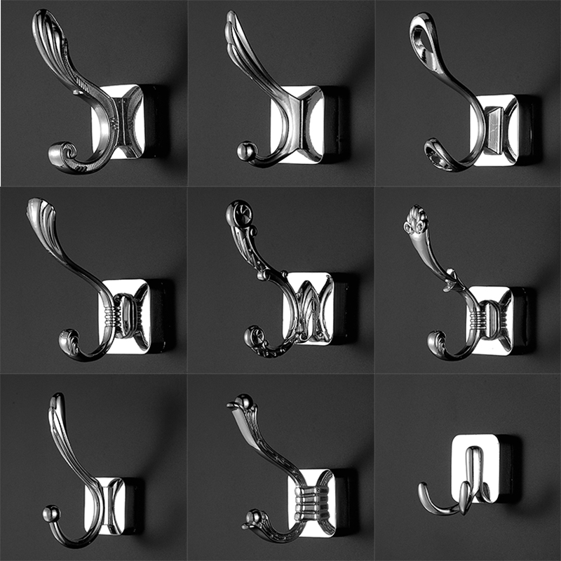 

Stainless Steel Robe Hooks Wall Door Clothes Coat Hat Hanger Kitchen Bathroom Rustproof Towel Hooks
