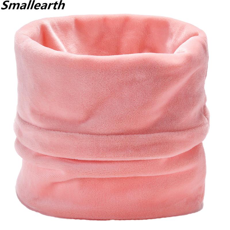 

New Spring Autumn Cotton Baby Scarf Winter Boys Girls Plush Scarves Lovely Kids Neck Collar Child O Ring Scarf Children Bufandas