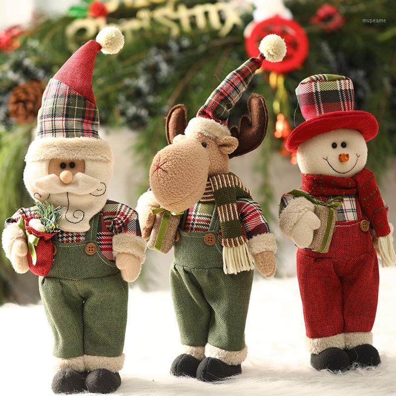 

Handmade Santa Cloth Doll Birthday Present For Home Christmas Holiday Decoration For Home Ornament Decor Xmas Gift New Year#41