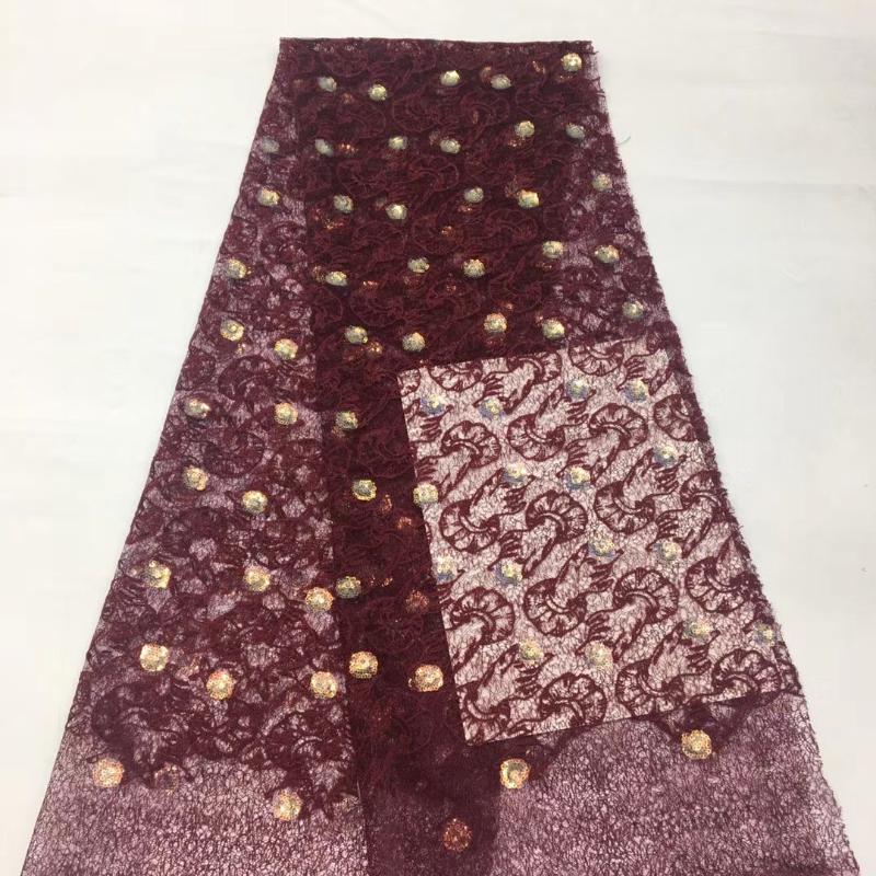 

African sequin lace fabric 2020 high quality French lace fabric Nigeria tulle XX37291