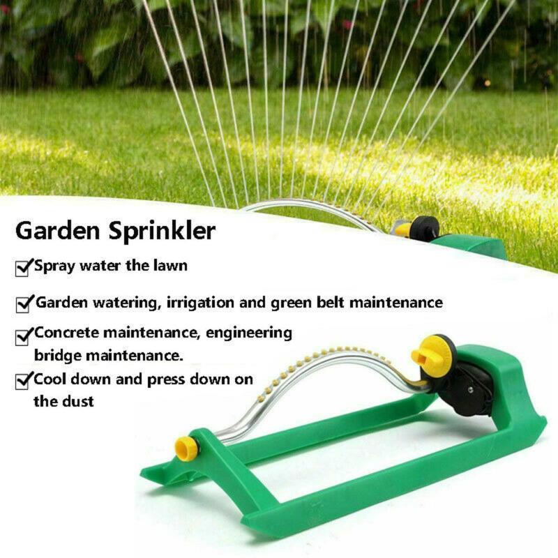 

Swing Sprinkler Lawn Agriculture Watering Irrigation System Garden Irrigation 18 Hole Swivel Nozzle Spray Nozzle Watering Tool, As pic