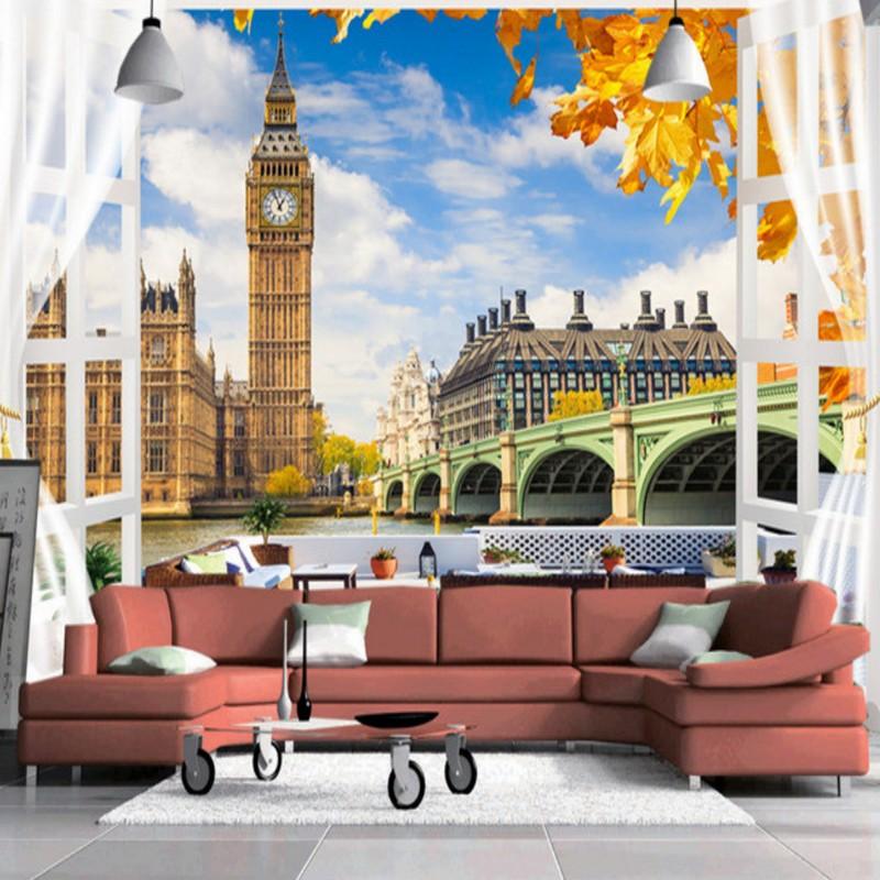

Drop Shipping Custom 3d Mural Stereo Bedroom Living Room Lobby Murals Space Extended Indoors Background Wall Custom Wallpaper, As pic