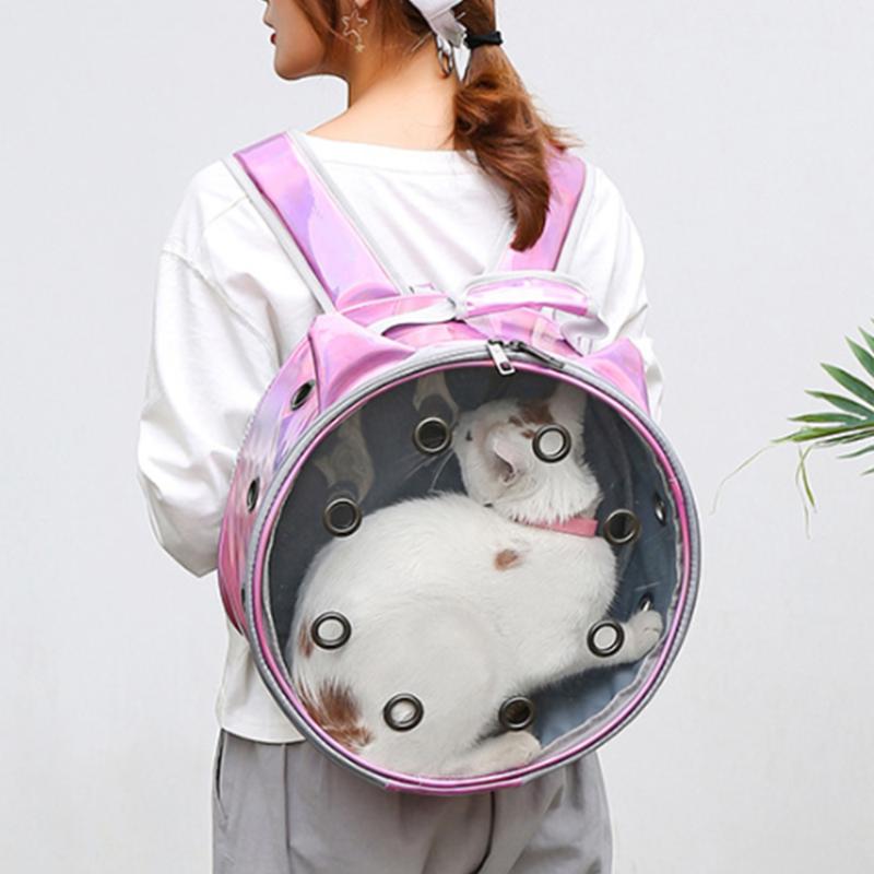 

Portable Pet Cat Carrier Bag Transparent Breathable Travel Cat Dog Backpack Kitten Carry Cages pet supplies