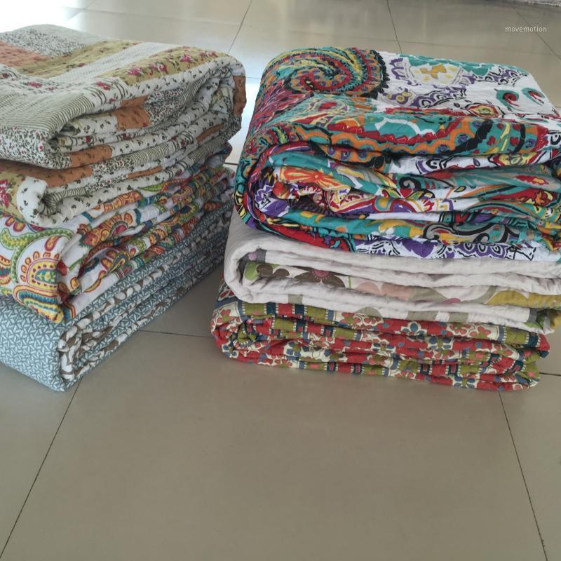 

pure cotton quilting foreign trade original single printing double air conditioning washed by water summer1, Multi