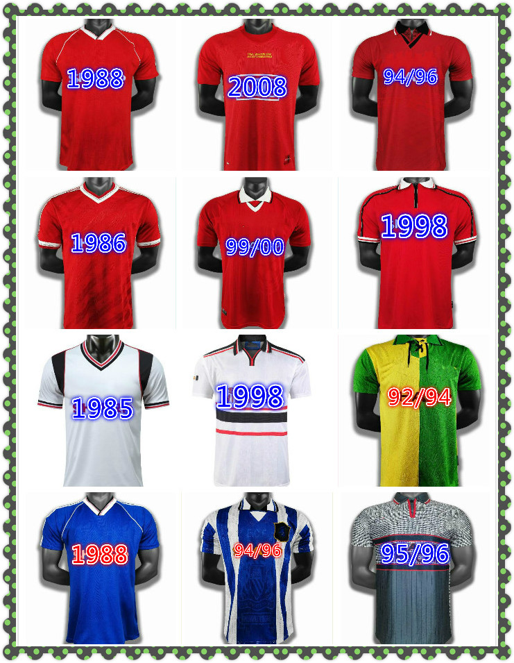 

Retro Jersey Man 07 08 90 92 96 RONALDO Retro final match utd home Manchester Jersey 1994 1998 United CANTONA KEANE SCHOLES GIGGS Jersey