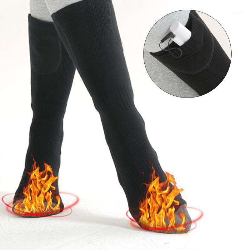 

Heating Sock Warmer Socks Electric Heated Socks Rechargeable Battery For Women Men Winter Outdoor Skiing Cycling Sport1, Black