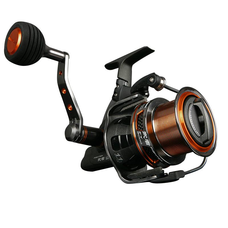 

Okuma 8000series 10+1BB Baitcasting Reel Boat Seapole Fishing Gear Durable Strong Fishing Wheel Carp Wire Spooler Coll