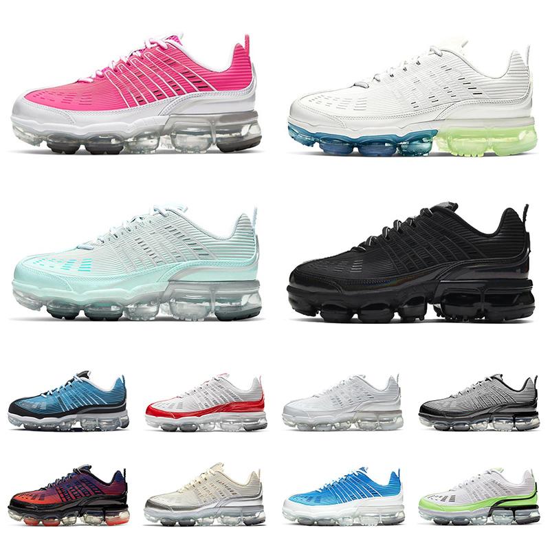 

2021 Mens sneakers 360 running shoes Triple white Black Green Strike Metallic Silver Stone Mauve Barely Volt womens sports fashion outdoor