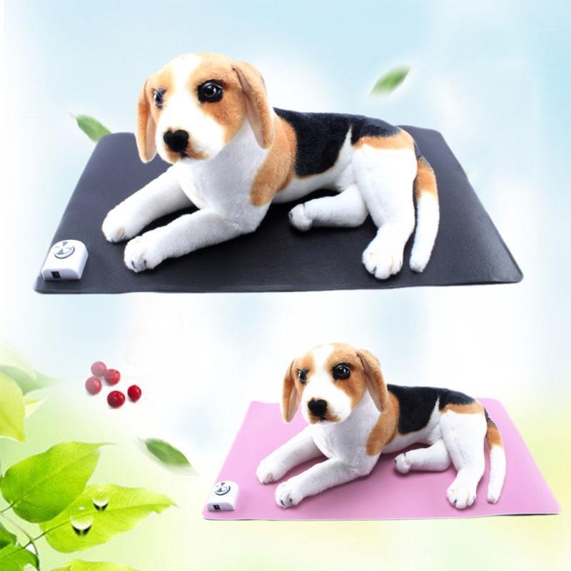 

Waterproof Non-slip Warm Pecute Pet Heat Pad UK Plug Constant Heating Safe Electric Heated Mat Soft Resting Cosy For Dogs Cats1, Black