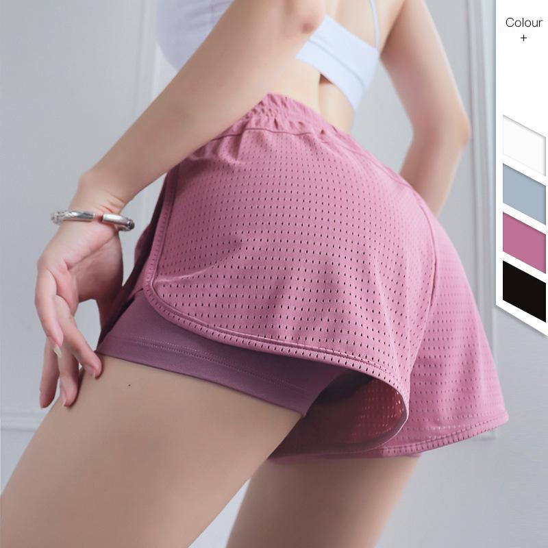 

Letter Sports runing Shorts Women Yoga Shorts Push Hips Sexy Middle Waisted Gym Fitness Elastic Quick Dry Running1, Pink