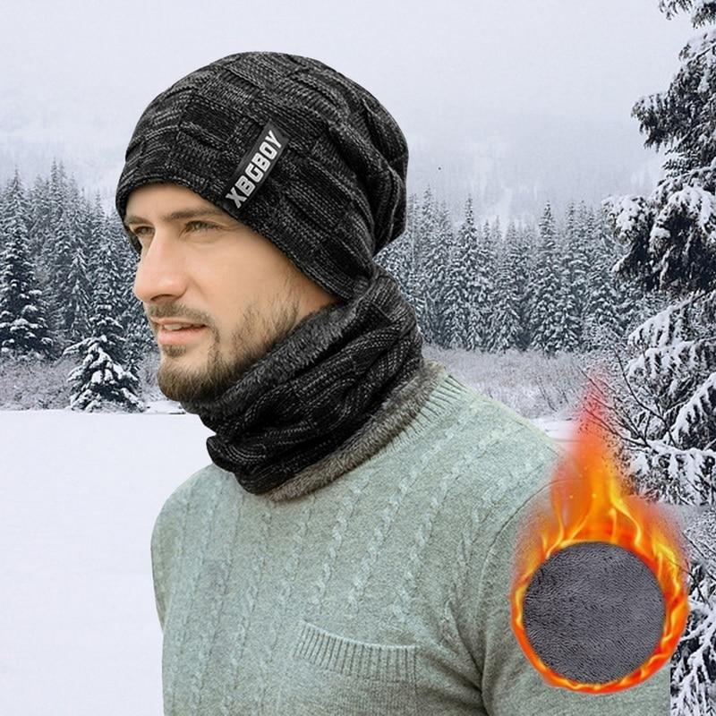 

Brand Skullies Beanies Men's Winter Hats For Men Scarf Knitted Hat Cap Winter Beanie Hat Beany Male Homme X Gorro Bonnet Caps