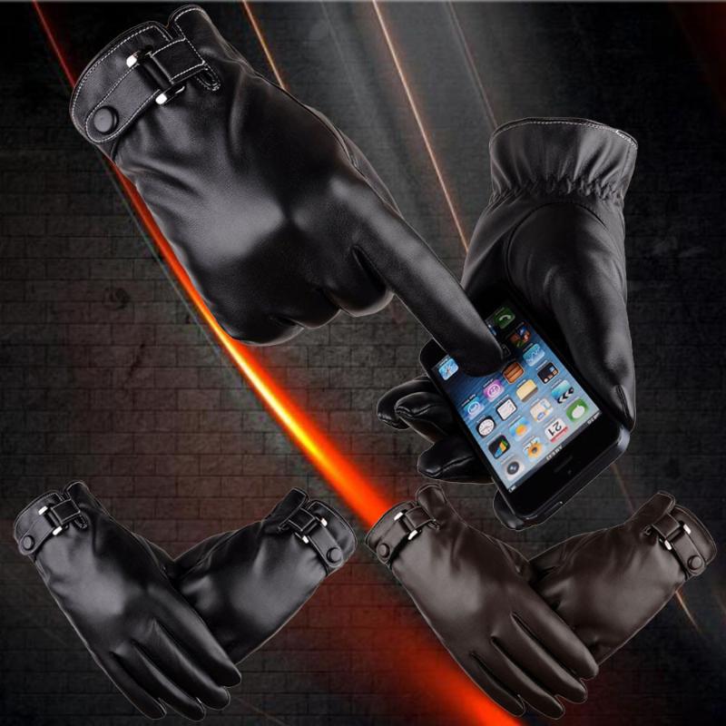 

top selling product 2020 Men Thermal gloves motorcycle motorbike Winter Sports Leather Gloves Support Wholesale and Dropshipping
