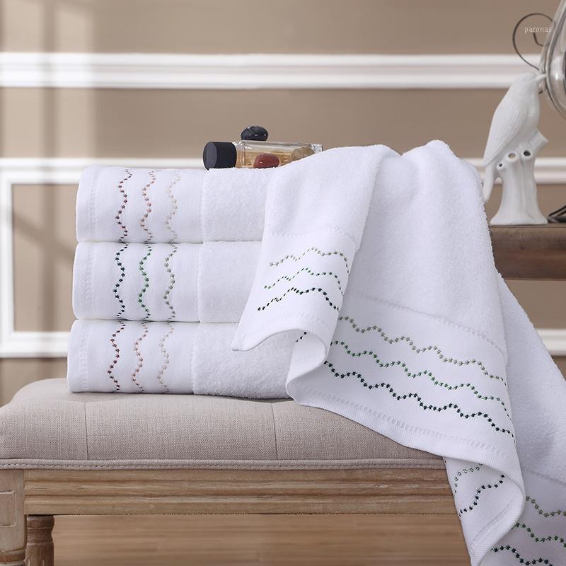 

Hotel Towel Set Thick Embroided Bathroom 70x140 Beauty Women Cute Thick Bath Antibacterial Sauna Absorbent Recznik Couple EE50YJ1