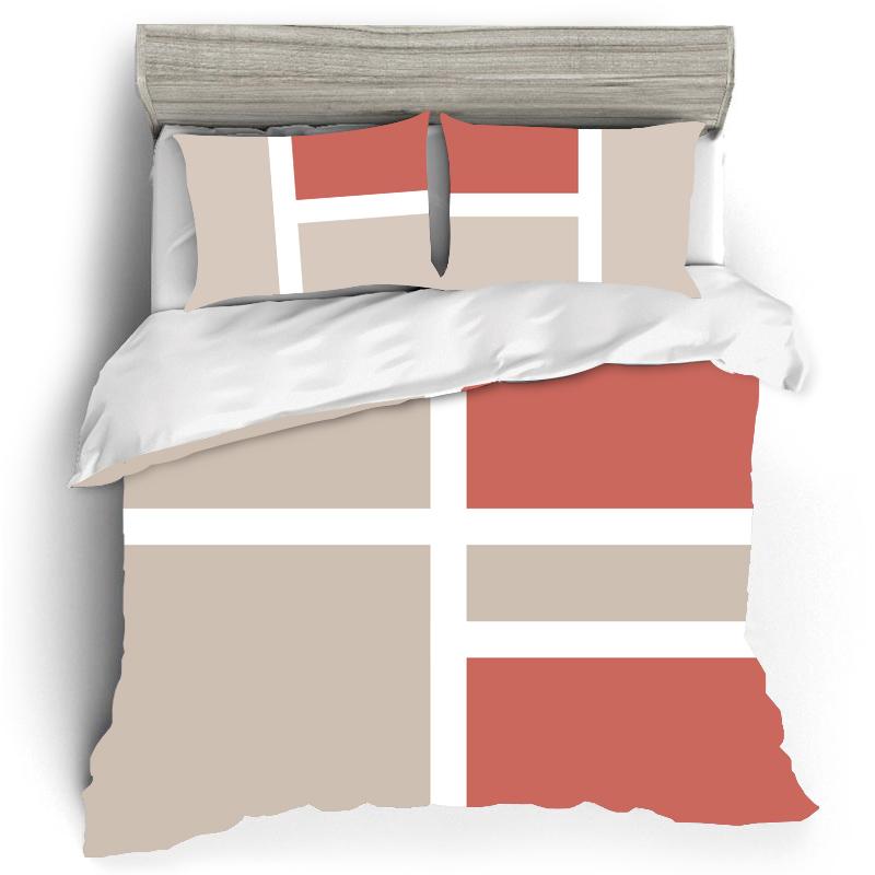 

Bed Linen Euro Geometric Pattern Comforter Bedding Sets 3D king Size Bedding Set Luxury Single Bedclothes Bed Sheets Duvet Cover, Cd1627