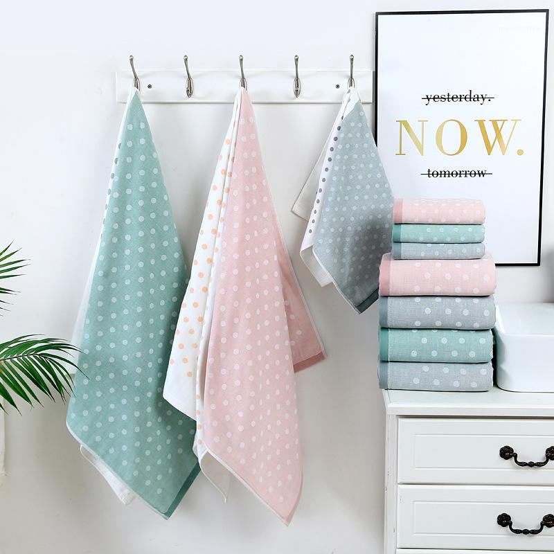 

Set of 3 Cotton Bath Towel Face towels High Absorbent Dot Pattern Jacquard Towels facecloth Washcloths bathroom Beach Towel1, Set of 3-grey