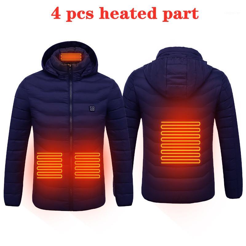 

Hot USB Heated Jacket Men Women Winter Heating Windbreaker Hiking Thermal Waterproof Jacket Coat Outdoor Jackets Warm Clothes1, Black