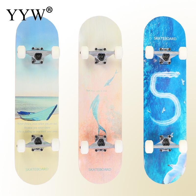 

Skateboard Four-Wheel Scooter Double Rocker Skateboard Professional Longboards Extreme Sport Player Skate Board Boys Girls Road