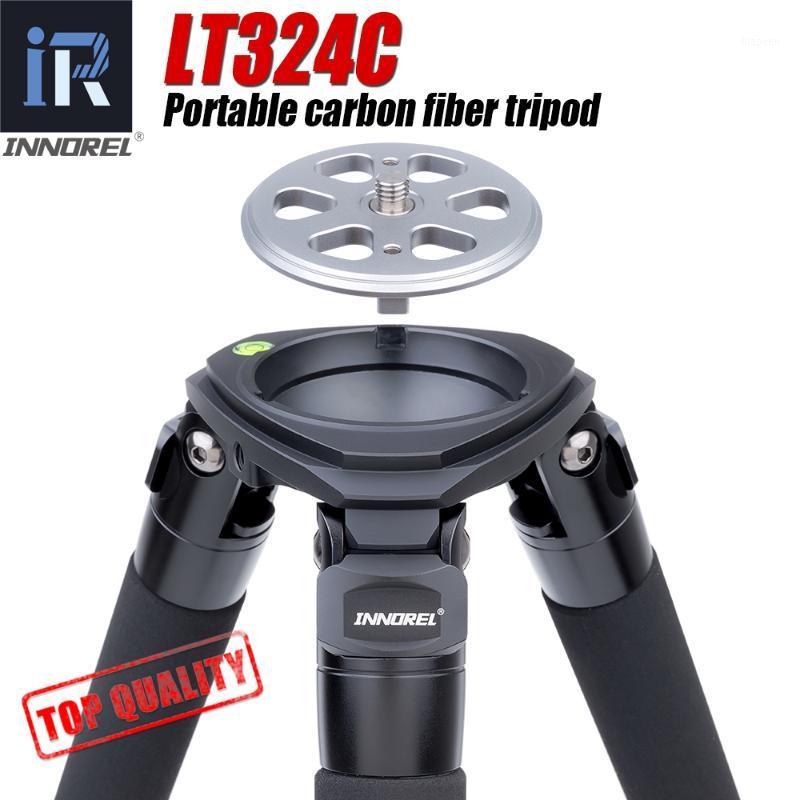 

LT324C Portable 10 Layers Carbon Fiber Tripod for Camera Bird Photography Heavy Stand DSLR Ballhead Fluid Head 75mm Bowl Adapter1