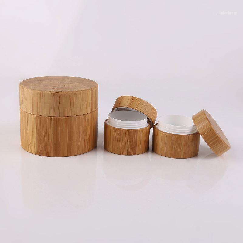 

5g Empty all-inclusive bamboo jar cosmetic body cream face cream jar for face care1