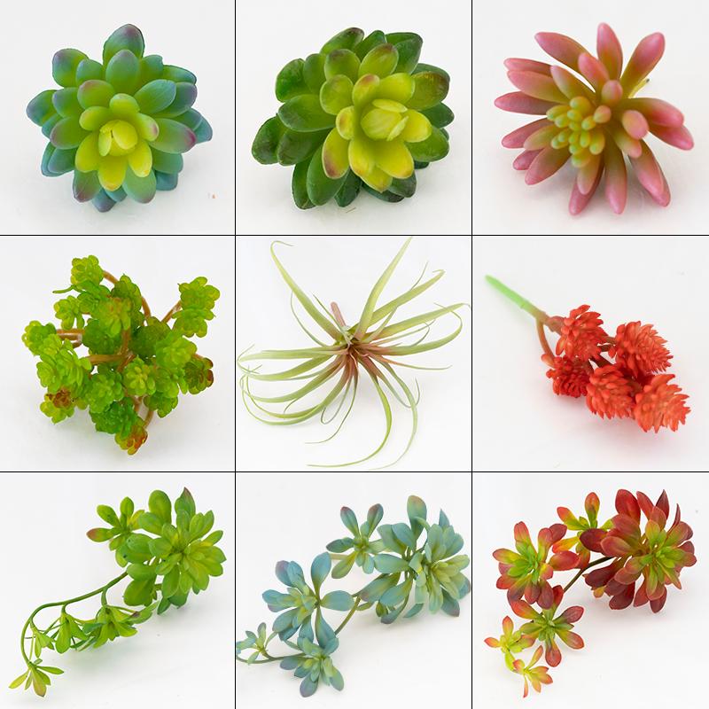 

Simulated Flowers and Plants Wedding Background Wall Flower Arrangement Decoration Projects, Gemstone green