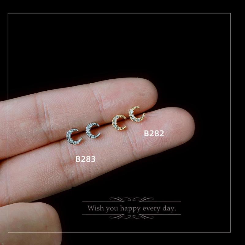 

Stud Fashion Vintage Rhinestone Sweet Moon Tassel Zircon Earrings Color Drop Women Water Crystal Pendant Jewelry 2021
