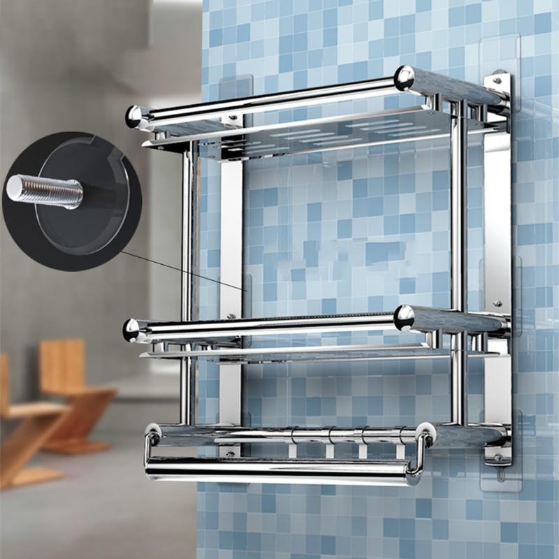 

Nail Free Wall Hook Screw Adhesive Non-Trace No Drilling for Bathroom Kitchen handdoek haakjes portant vetements rangement