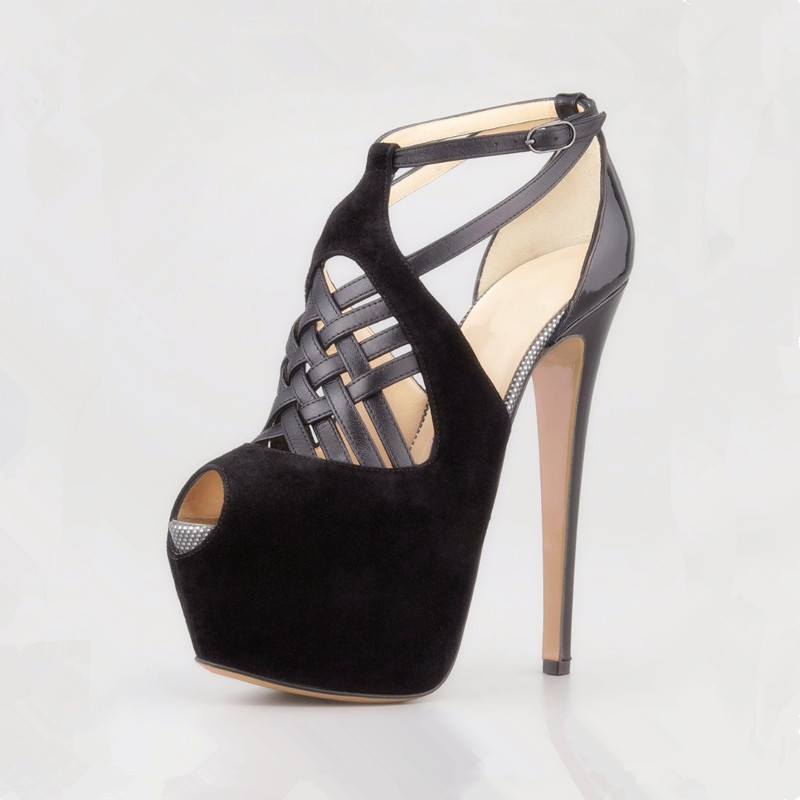 

Novelty New Kid Fashion Designers Summer From Leather Women Camouflage Peep Toe Strange Leaps Fine Shoes TL-A0035 Platform W2VD, Pink