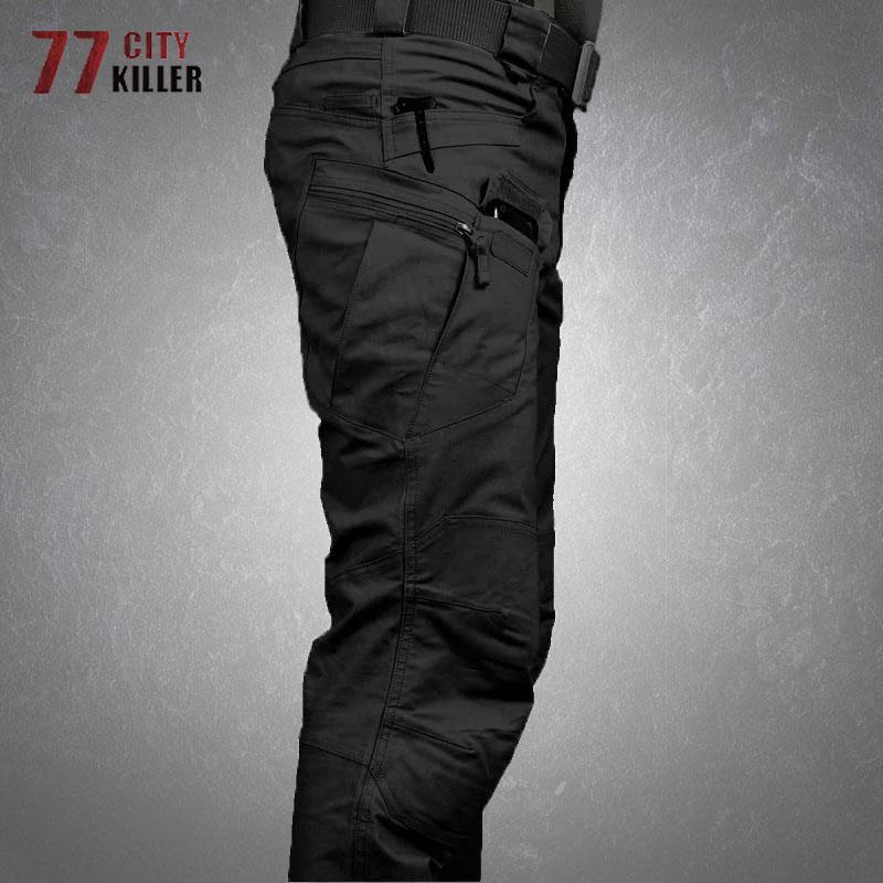 

Plus Size 6XL Tactical Pants Men Waterproof Elasticity Multi-pocket Joggers Male Trousers Mens Cargo Army Pant, Blue