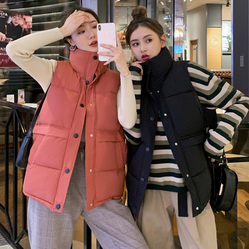 

fall vest Winter Korean jacket parkas cotton woman women waistcoat women's clothing mujer 2020 wpy1520 O1K1, Red
