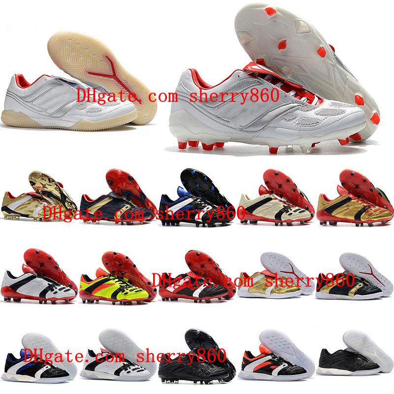 

2021 soccer shoes quality mens Predator Precision ACCELERATOR FG IC TR X Beckham cleats football boots de futbol, As picture 3