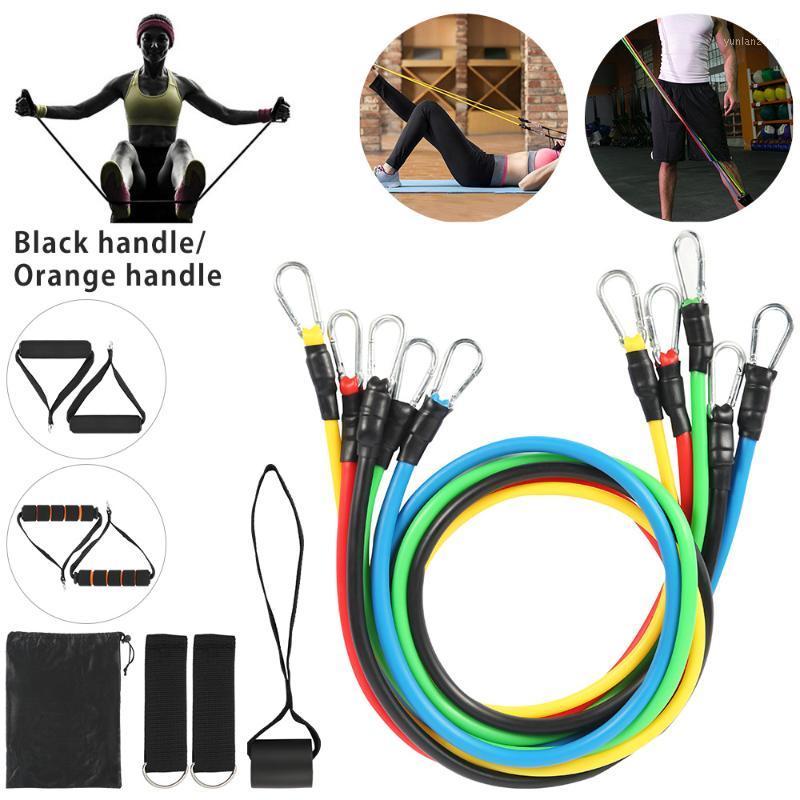 

11 Pcs Resistance Bands Set Fitness Bands Resistance Gym Equipment Exercise Pull Rope Fitness Elastic Training Expander1