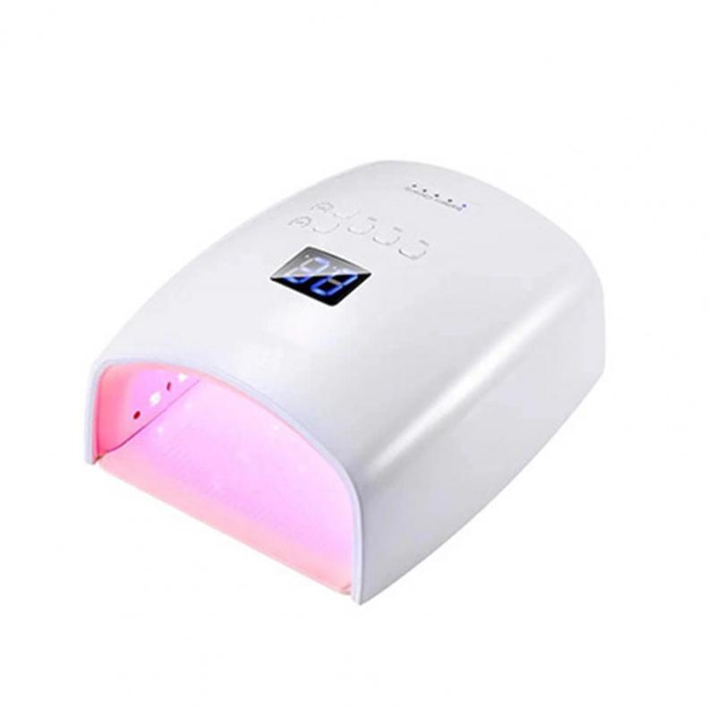 

48W Double Light Wireless LED UV Nail Lamp Timed Manicure Phototherapy Machine, Us plug