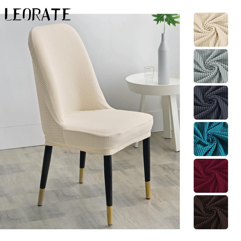 

14 Colors Soft Fabric Stretch Seat Chair Cover Washable Removable Protector Slipcovers For Hotel Banquet Dining Home Decoration