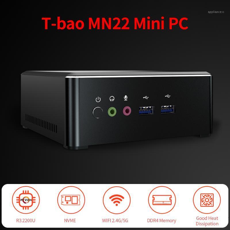 

T-bao MN22 Mini PC AMD Ryzen 3 2200U 16GB RAM 512GB M.2 NVNE SSD Radeon Vega 3 Graphics Mini PC for Home Office UK Plug1