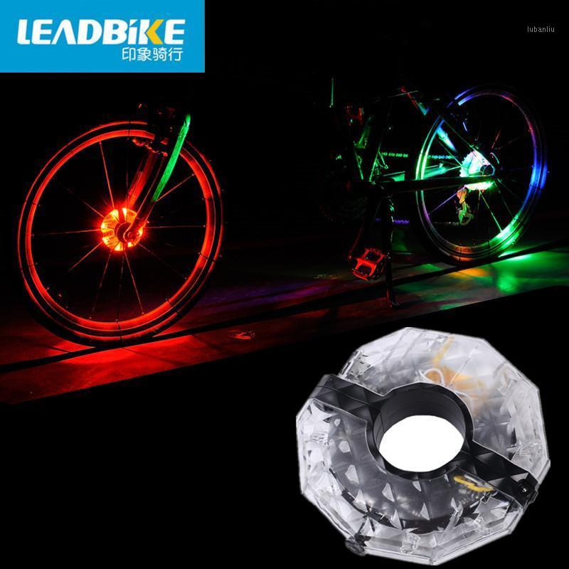 

Leadbike Bicycle Flower Drum Light Built-In Charging USB Charging 1 Light 4 Colors Rainproof Design A108-USB Bike Accessories1